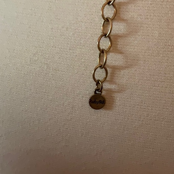 Ruby Rd Gold Tone‎ Long Necklace Double Chain - Picture 6 of 6